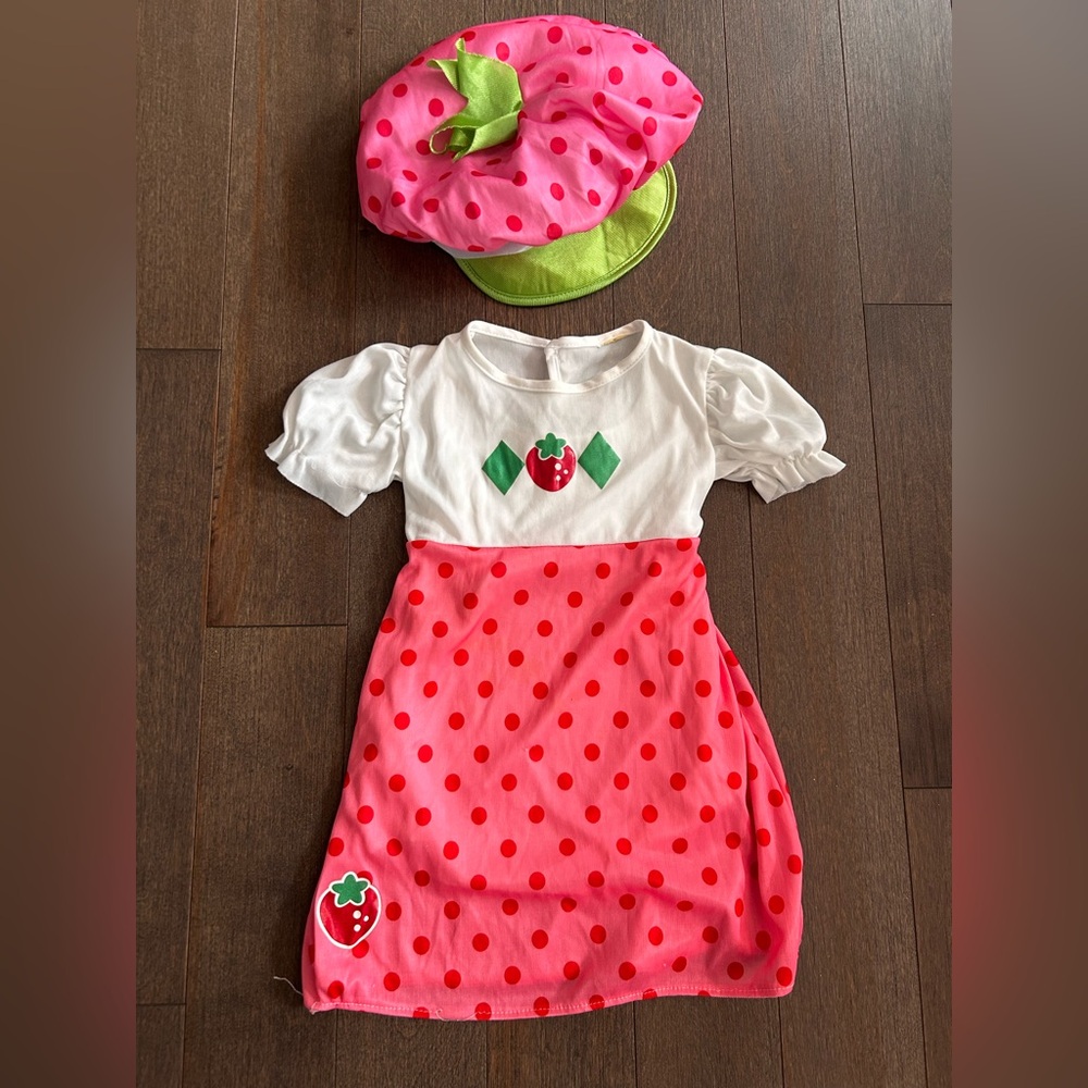 Toddler strawberry shortcake costume‎